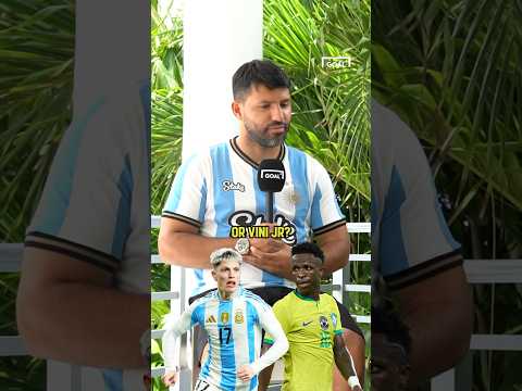 Vini Jr Or Garnacho 🤔 — Sergio Aguero Picks Between Copa America Stars 👀 #football #soccer #messi