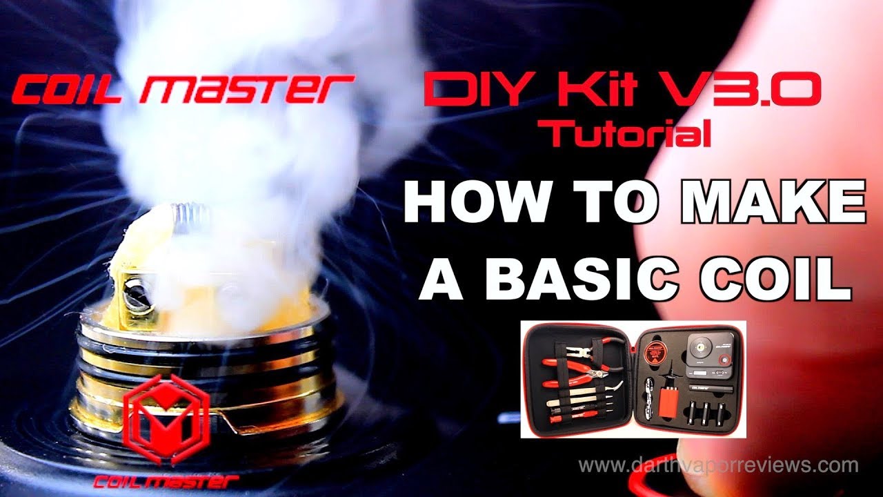 How To Build a Basic Coil | Coil Master DIY Kit V3.0 Review