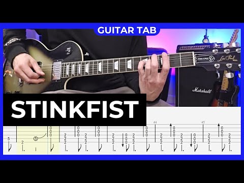 TOOL - Stinkfist - Guitar Cover with Guitar Tabs