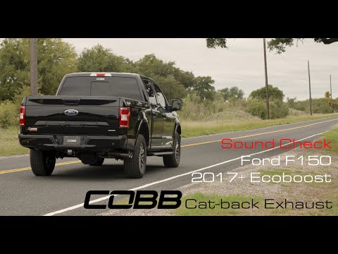 COBB Tuning - 2017+ F-150 EcoBoost Cat-back Exhaust Sound Check