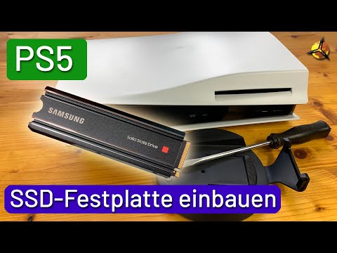 PS5 Speicher erweitern: SSD-Festplatte einbauen - Anleitung