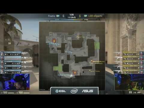 fnatic vs LGB eSports on de_mirage @ EMS One Katowice 2014 Quarterfinal Game 2 (CS:GO FNC vs LGB)