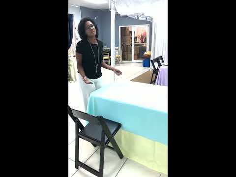 Live Video Tablecloth Options For Rectangle Tables
