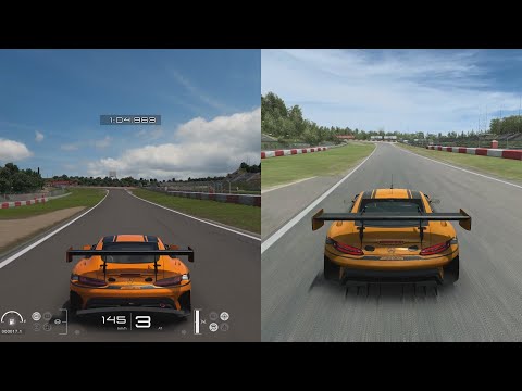 Gran Turismo 7 vs RaceRoom - Mercedes-AMG GT3 2020 on Nürburgring GP