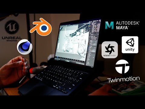 M4 MacBook Air Review as a 3D Modeler and a Developer