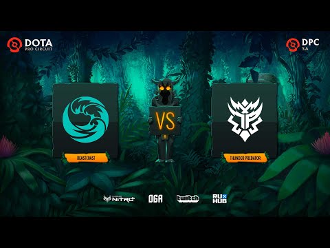 beastcoast vs Thunder Predator, Dota Pro Circuit 2021: S1 - SA, bo3, game 2 [4ce & eiritel]