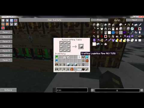 Logistic Pipes Tutorial - Episode 8 - Practical Applications - Auto-Smelting / Production System