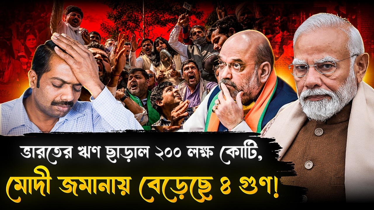 মোদী জমানায় ভারতের ঋণ বেড়ে হল ২০০ লক্ষ কোটি টাকা! | India Has 200 Lakh Crore Debt | Narendra Modi