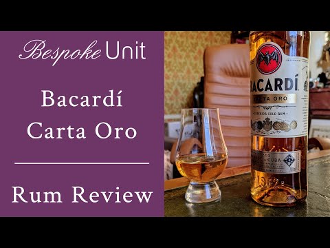 Rum BACARDI CARTA ORO - 1L - video