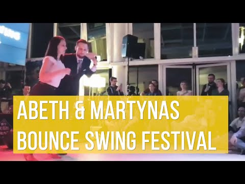 Abeth Farag & Martynas Stonys - Lindy Hop social demo | Bounce Swing Festival 2019