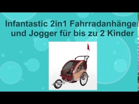 Infantastic- 2in1 Fahrradanhänger und Jogger