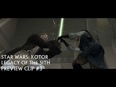 Star Wars: KOTOR - Legacy of the Sith - Preview Clip #3: Zekk vs Nihlus' Apprentice