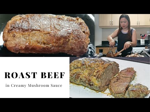 Roast Beef in Creamy Mushroom Sauce | Histori Kelly
