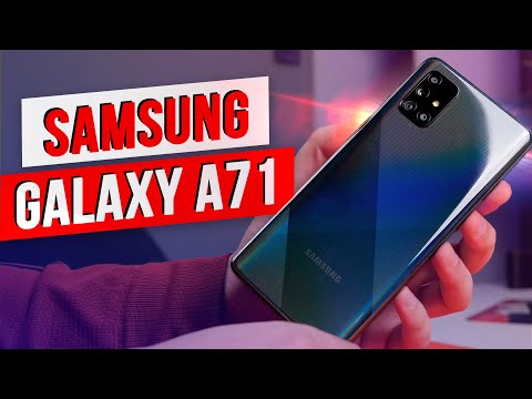 Смартфон Samsung Galaxy A71 6/128Gb серебристый - Видео