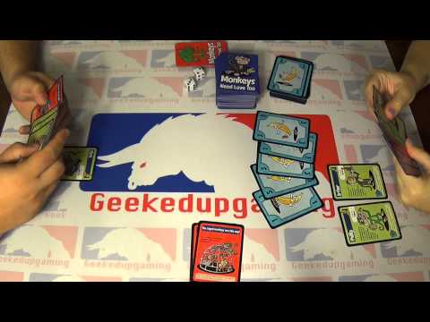 Monkeys need love too “review with Geekedupgaming Review Group