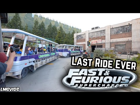 Fast & Furious Supercharged - LAST RIDE POV - Universal Backlot Studio Tour | 4K 60FPS
