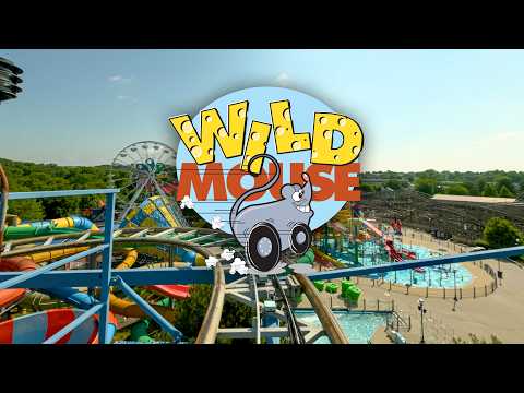 Front row point of view footage of Wild Mouse