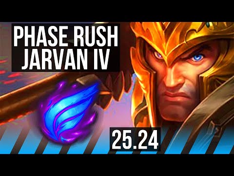 JARVAN IV vs AHRI (MID) | Phase Rush | KR Diamond | 25.24