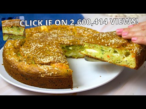 Savory VEGETABLE PIE +CHEESE Incredible Delicious