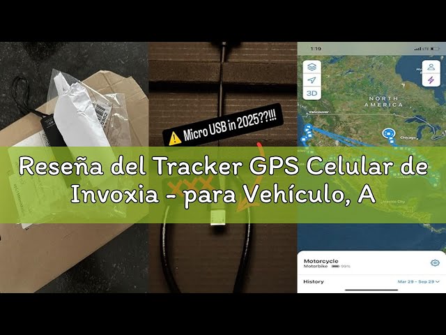 Vídeo relacionado con Tracker GPS Celular de Invoxia - para Vehículo, Auto, Motocicleta, Personas Mayores, Niños - hasta 4 Meses de duración de la batería - SIM y 1 año de Servicio de Datos incluidos - 4G y LTE-M