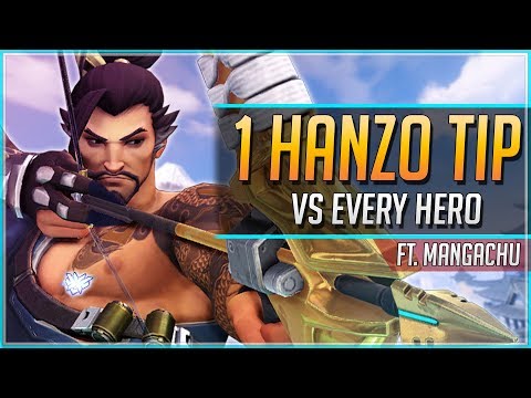 1 HANZO TIP for EVERY HERO ft. Mangachu