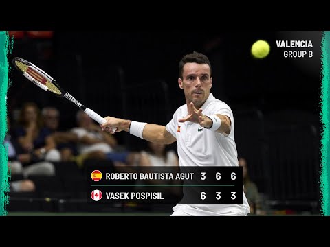 Bautista v Pospisil | Spain v Canada | Day 4 Match 1 Highlights