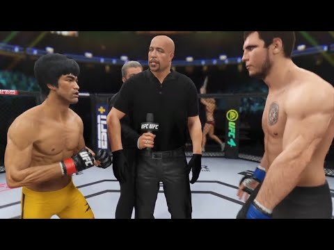 Bruce Lee vs Nikita Krylov UFC 4 Simulation