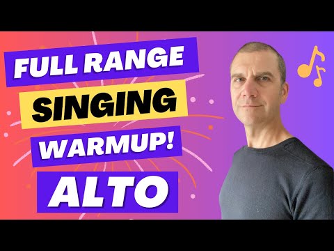 Full Range Singing Warm Up - Alto
