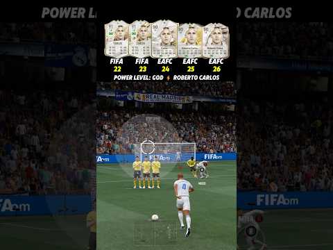 ROBERT CARLOS FREE KICK EVOLUTION 😱⚡ FIFA 22 → FC 26