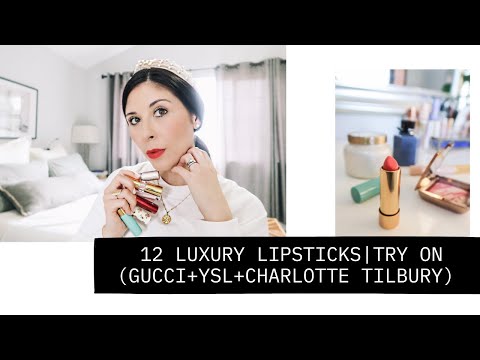 12 COMFORTABLE LUXURY LIPSTICKS + TRY ON | LIBIER 2021