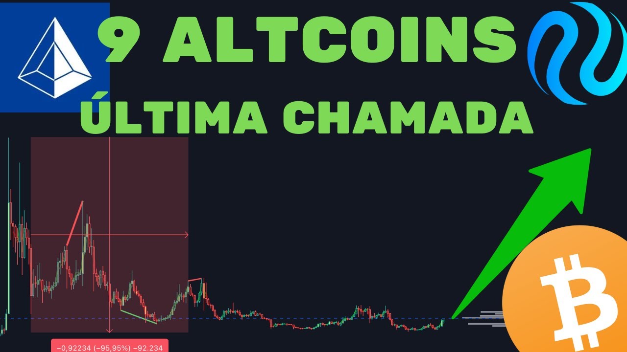 TOP 9 ALTCOINS PARA COMPRAR E FAZER 10X - ÚLTIMA CHAMADA PARA BULL RUN