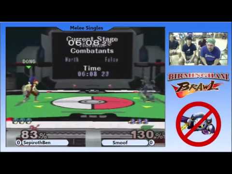 Birmingham Brawl 1 Melee Singles - SephirothBen (Marth) vs. Smoof (Falco)