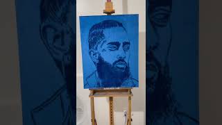 Nipsey hustle suede portrait #suedeart #robtheoriginal #nipseyhussle
