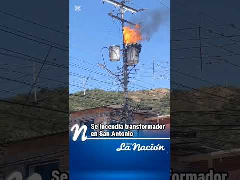 Se incendia transformador en San Antonio #tachira #reporte #frontera #venezuela