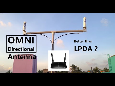 Omni-directional & YAGI antennas | Setup of Omni  | For your 4G modem | Part 1