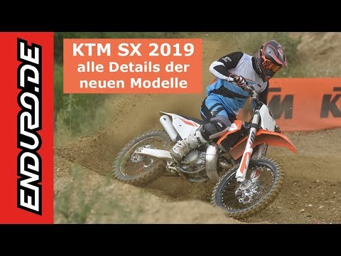 KTM SX 2019 - alle Details zu den neuen Modellen