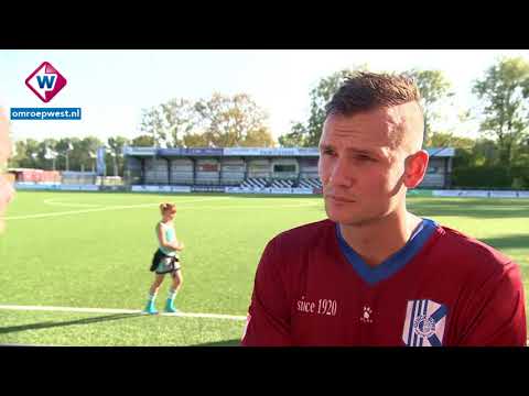 Reactie Quick Boys-speler Arie de Vreugd na de winst op ASWH