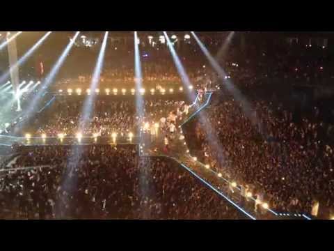 141213 JYP nation onemic in Thailand_Full encore stage_Surprise birthday to JYP PD-nim