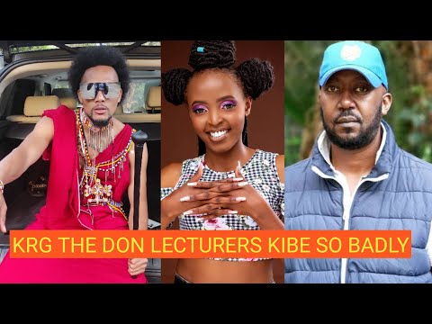 KRG THE DON ROCKS ON A MAASAI ATTIRE! LECTURERS ANDREW KIBE FOR ATTACKING MUNGAI EVE & BOYFRIEND