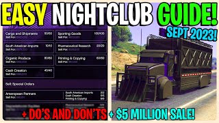 NEW EASY NIGHTCLUB GUIDE IN GTA 5 ONLINE 2023! (Best Way To Make Money In GTA 5 Online)