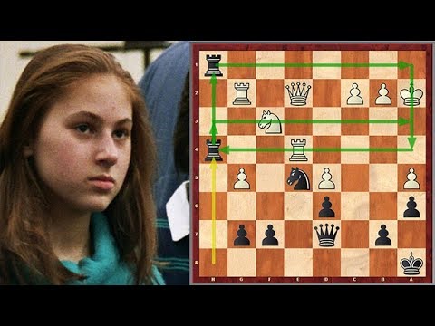 Absolutely Insane Sacrifice By An 11 Year Old Judit Polgar