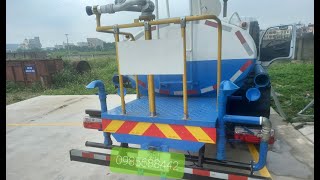 Xe ô tô xi téc chở nước rửa đường Dongfeng 5 khối đã qua sử dụng