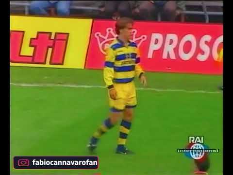 Parma vs Fiorentina 31/10/1998. Fabio Cannavaro