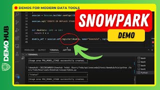 Download the video "Snowpark Demo // VS Code IDE Setup - Snowflake for Python | Demohub.dev"