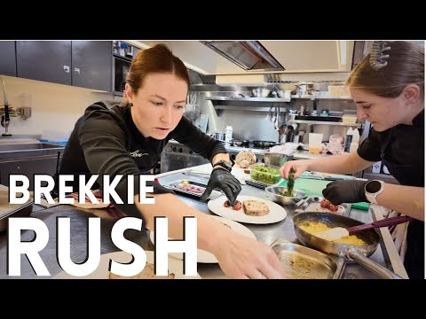 The Breakfast RUSH onboard a Super Yacht