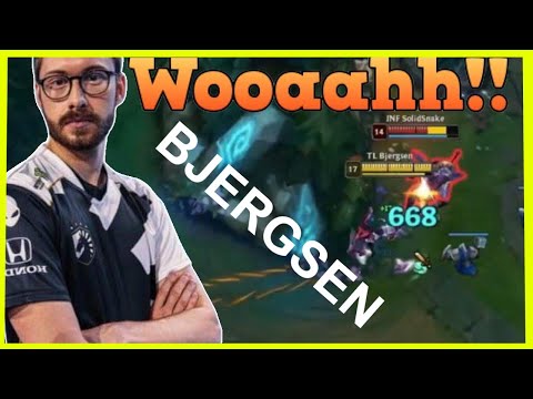 Bjergsen Shows how to combo with akali