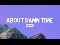 Lizzo About Damn Time Lyrics