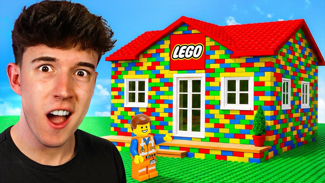VISITO una CASA LEGO en LA VIDA REAL