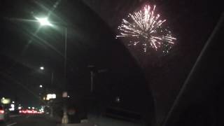 July 4th   Seal Beach, CA   Driving Home   Fireworks 4