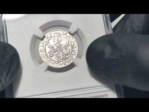 Zygmunt II August, Trojak 1562, Wilno NGC MS63